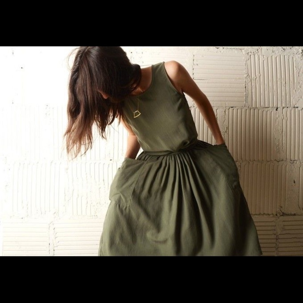 Jesse Kamm Field Dress Navy Medium